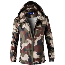 Camouflage Jacke Männer Sommer jacke Mit Kapuze marke kleidung Frauen Sonnencreme windjacke windjacke männer veste homme military 4XL