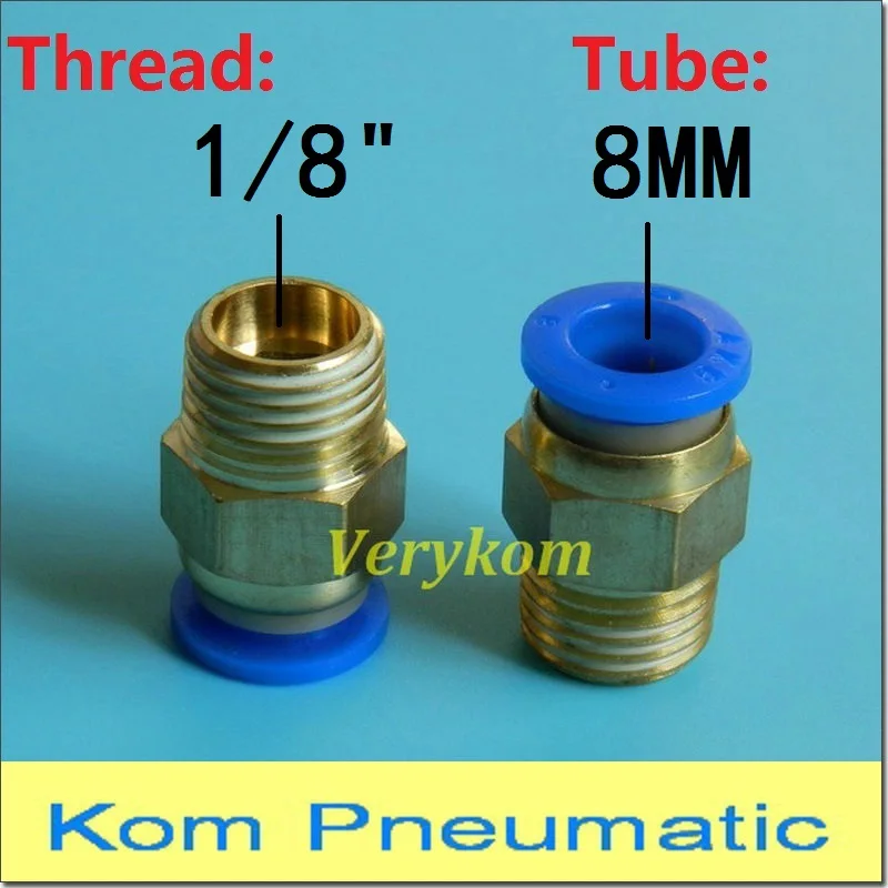 Пневматическая трубка с резьбой 8 мм 1/4 дюйма дюйма|pneumatic tube|pneumatic tube 8mmquick exhaust |