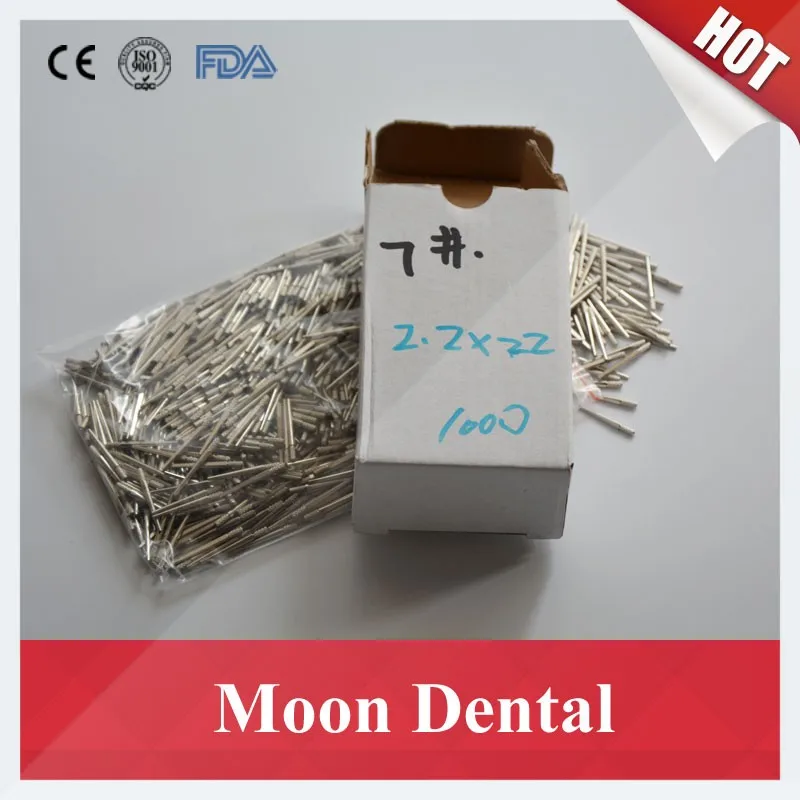 1000 штук 7# маленькие стоматологические лабораторные материалы инструменты Серебристые стоматологические латунные дюбель булавки для продажи