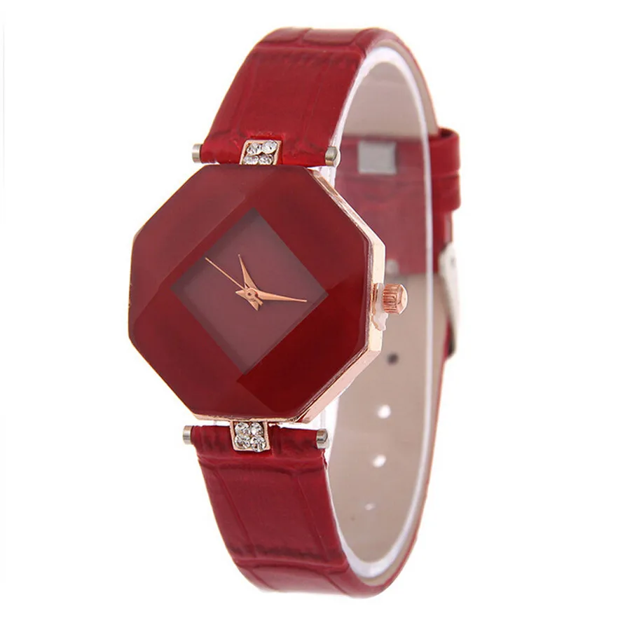 OTOKY relogio feminino reloj mujer кожаные женские кварцевые часы браслет с кристаллами и