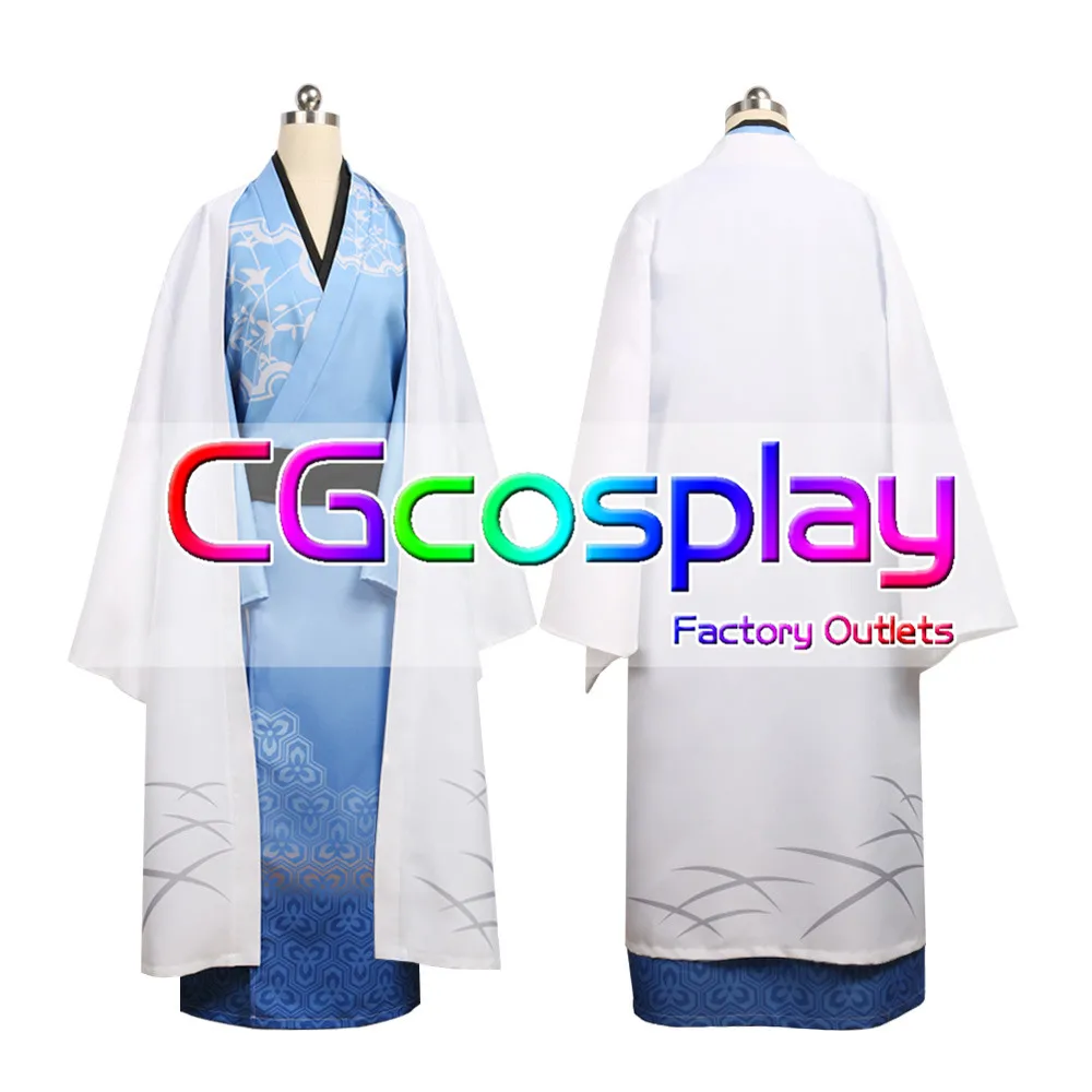 CGCOS Express Shipping IKEMEN SENGOKU Uesugi Kenshin Kimono Game Cos Cosplay Costume Uniform Helloween Custom-made