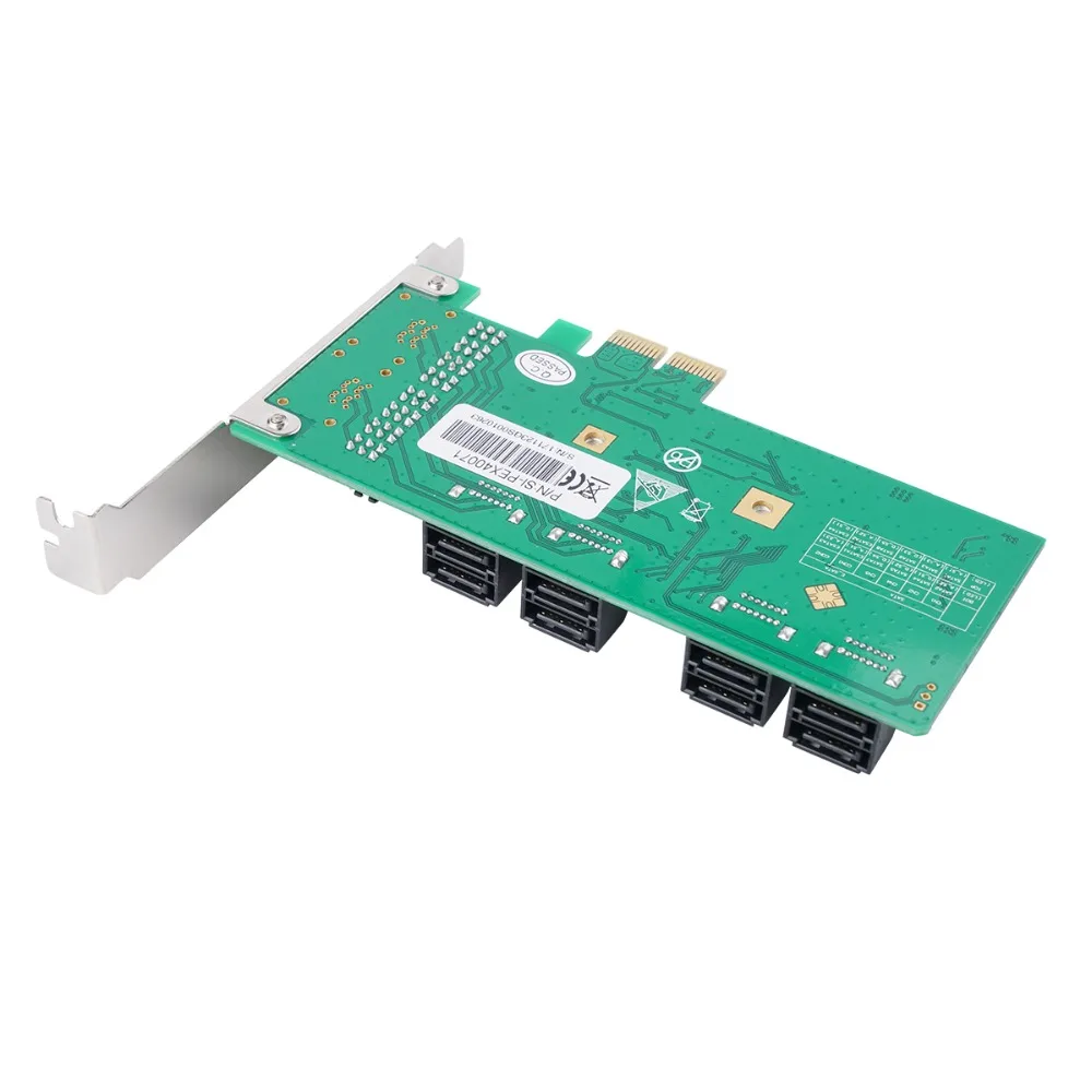 ORICO 8 портов SATA3.0 PCI-E Express карта расширения адаптер 6 Гбит/с PCI Express Marvell 9215 и Marvell 88SM970 чип управления для Windows