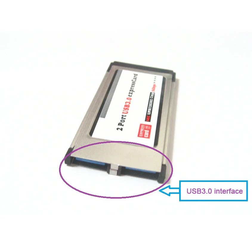 Высокоскоростной 2 порта скрытый внутри USB 3,0 Usb3.0 к Expresscard 34 мм адаптер Экспресс-карты конвертер для ноутбука
