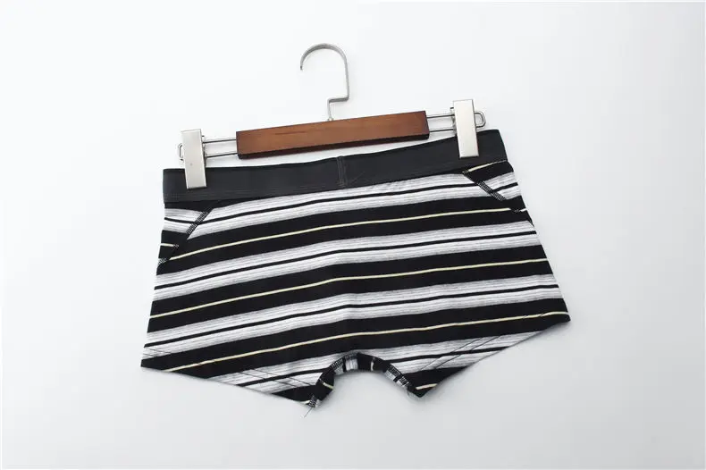 UYEEMU 3Pcs Lot Shorts Boxers Men Underpants Cotton Striped Mens Boxers Breathable Sexy Underwear Brand Male Panties Homme Pull-13