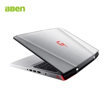 Bben g16 15.6 laptop laptop computador portátil nvidia gtx1060 6g intel i7 7700hq windows 10 16 gb ram + 256g ssd + 1 t hdd rgb teclado retroiluminado ips tela