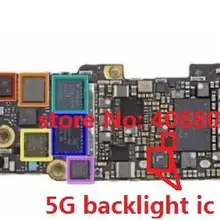 10 пар/партия(60 шт.) для iPhone I5 5 5G U23 свет микросхема 12pin+ задняя световая катушка L" L" индуктор-D1 диод и фильтр