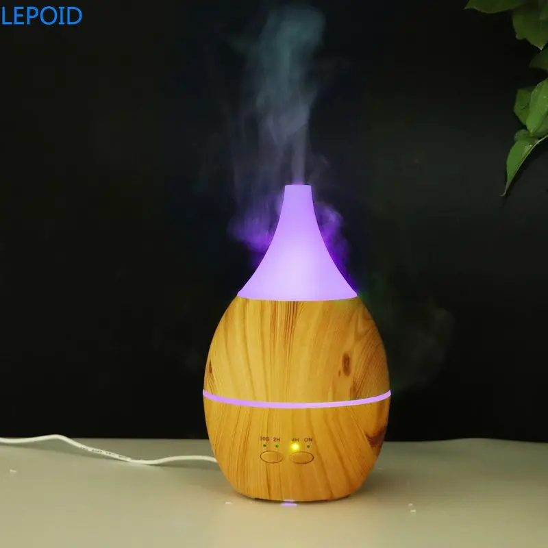 

LEPOID Air Humidifier Ultrasonic Aroma Essential Oil Diffuser with 7 Color Changing LED Lights Mist Maker for Home 300ml