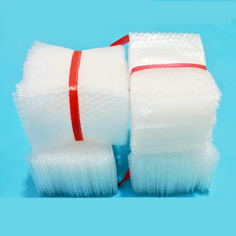 

100Pcs Bubble Bags 10mm Protective Material De Embalaje Wrap Laser Cut Craft Transparent Bubble packing Film