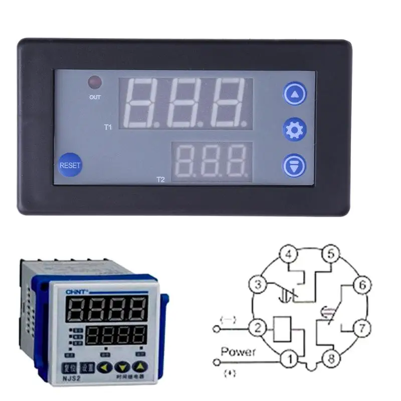 High Quality 12V Timing Delay Relay Module Cycle Multifunction 0-999h Timer Digital LED Dual Display 12v timing delay timer relay module digital led dual display cycle 0 999 hours for cycle intermittent timing mayitr