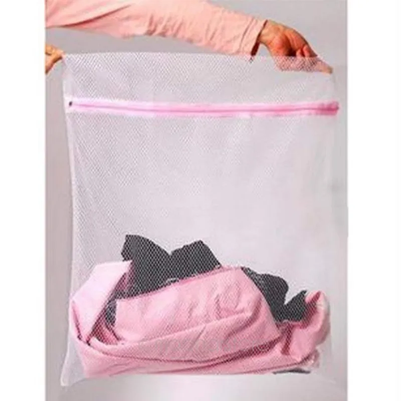 Three Sizes Laundry Bag Net Mesh Hosiery Bra Lingerie Zipper Laundry Bag Protect Clothesin