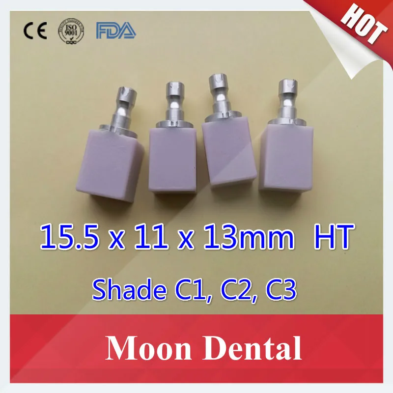 5 шт. 15.5*11*13 мм Высокие полупрозрачные IPS e. MAX cad литиевых дисиликата зубные