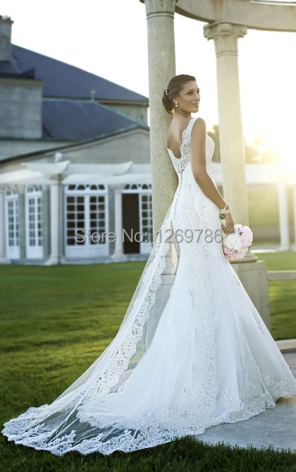 removable lace overlay wedding dress