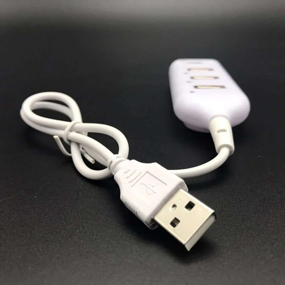 Высокоскоростной мультихаб 4 порта USB 2,0 разветвитель Расширение Настольный/ПК ноутбук адаптер Горячий подключи и играй