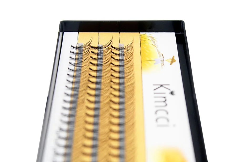 Kimcci большая емкость 60 пряди 10D ресницы для наращивания 0,1 мм толщина настоящая норковая полоса ресницы Индивидуальные ресницы натуральные ресницы