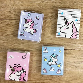 

Cute Kawaii Cartoon Animal Unicorn Memo Notepad 4 Fold Sticky Notes Pad For Girl Kids Notebook School Supplies Stationery Gift
