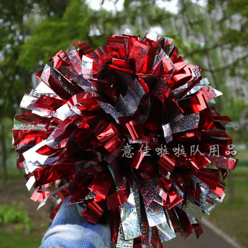 12 قطع المهنية المنافسة المشجع بوم تمارين المدرسة يهتف بوم بومس التشجيع أضاليا