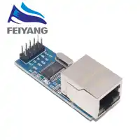 10PCS MINI ENC28J60 Ethernet Network Board Module 25MHZ Crystal AVR 51 LPC 3.3V