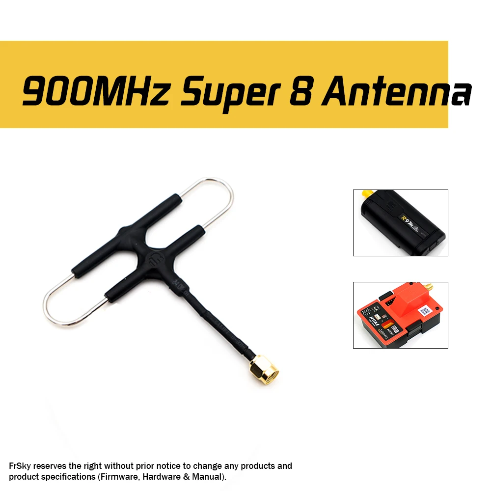 Оригинальная антенна Frsky super 8 для R9M и Lite r9 mini R9 SLIM PLUS r9mm X9D Plus q x7 x10 x10s s12s 900 МГц