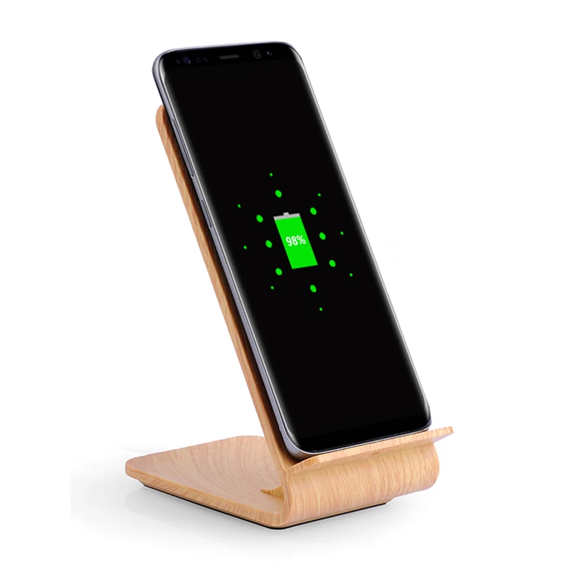 NganSek 10W Vertical Quick Charge Wireless Charger for