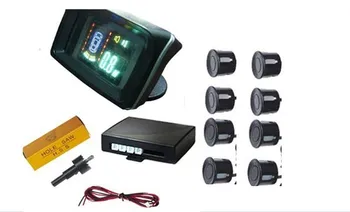 

Car Reverse Parking Radar Sensor car detector VFD Display Parking sensor With 8 sensors RD-088C8 parking assistance