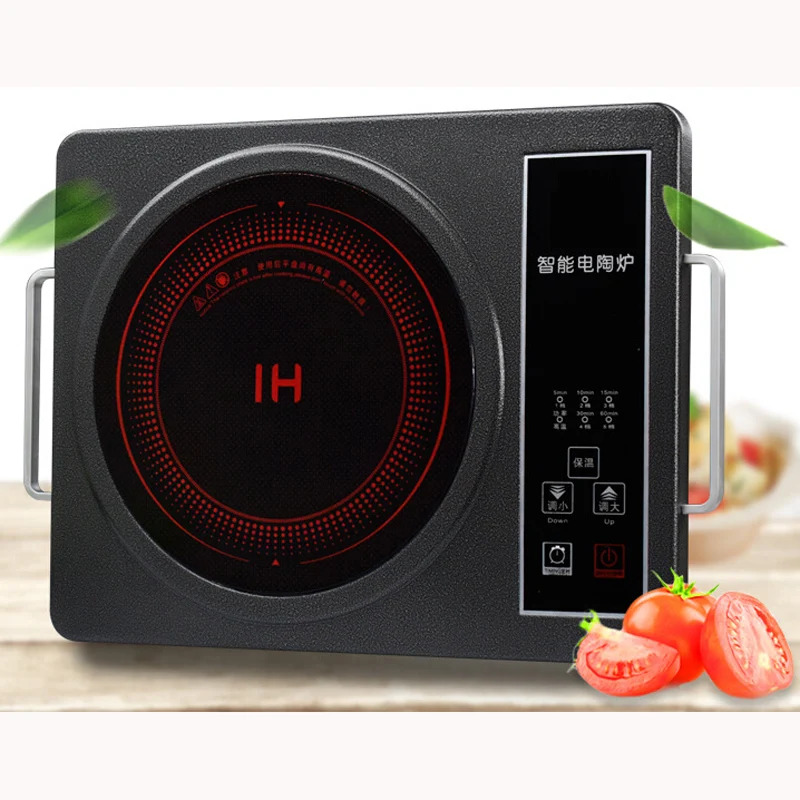 VOSOCO Electric ceramic stove Commercial Induction cooker press key Control Electromagnetic furnace Stir frying cooking porridge