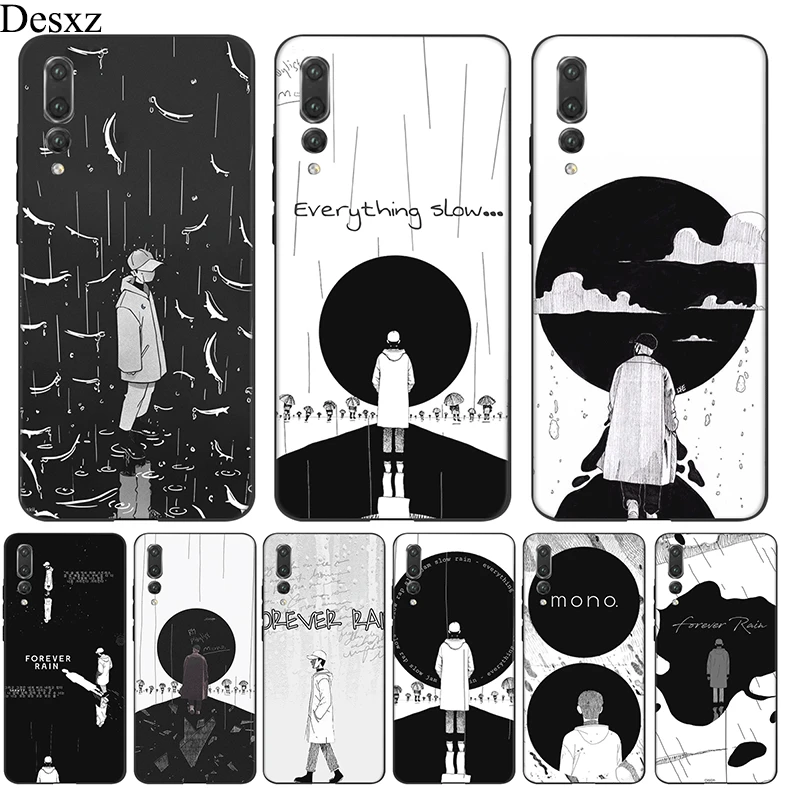 

Desxz Mobile Phone Case For Huawei P30 P20 P9 P10 P8 Lite Pro P Smart Cover RM Mono Shell TPU