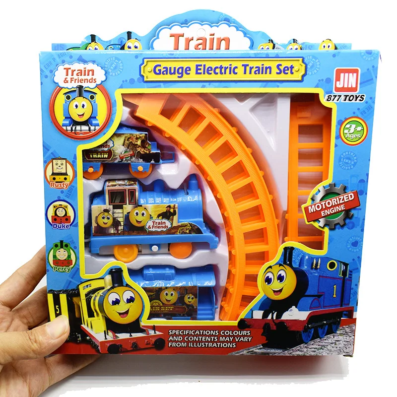 Электрический Томас железная дорога трек игрушка для бега друг поезд веселый подарок коллекция игрушек подарок на день рождения для детей