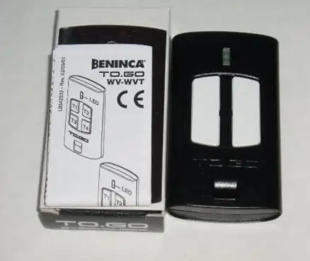 

Replacement remote for BENINCA TO.GO2WV remote Control 433,92Mhz rolling code