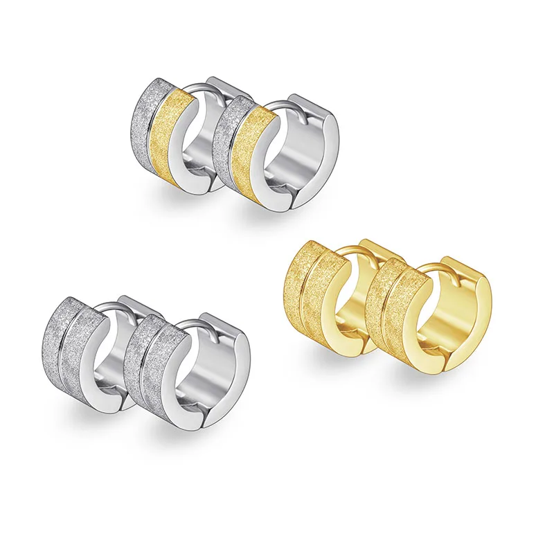 Модные мужские маленькие серьги-кольца Заглушки для ушей титановая сталь 7x13 мм нержавеющая 316L Creoles Панк ювелирные изделия для мальчиков