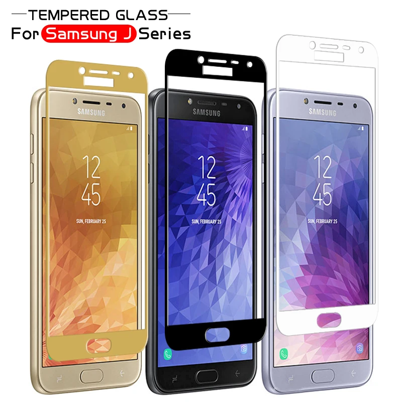 Закаленное стекло для samsung J4 J6 Plus 2018 Защитное Samsung Galaxy j5 j3 j2 J8 2017 prime | Мобильные