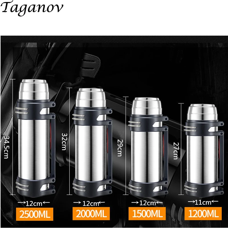 

304 Stainless Steel Thermos Flask Large Capacity Mountain Climbing Tour Thermal Insulation Water Bottle Outdoor Travel Cup gifts