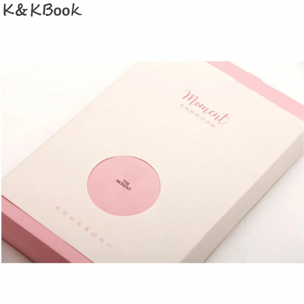 KBOOK Kawaii кожаный блокнот A6 дорожный дневник портативный журнал в горошек