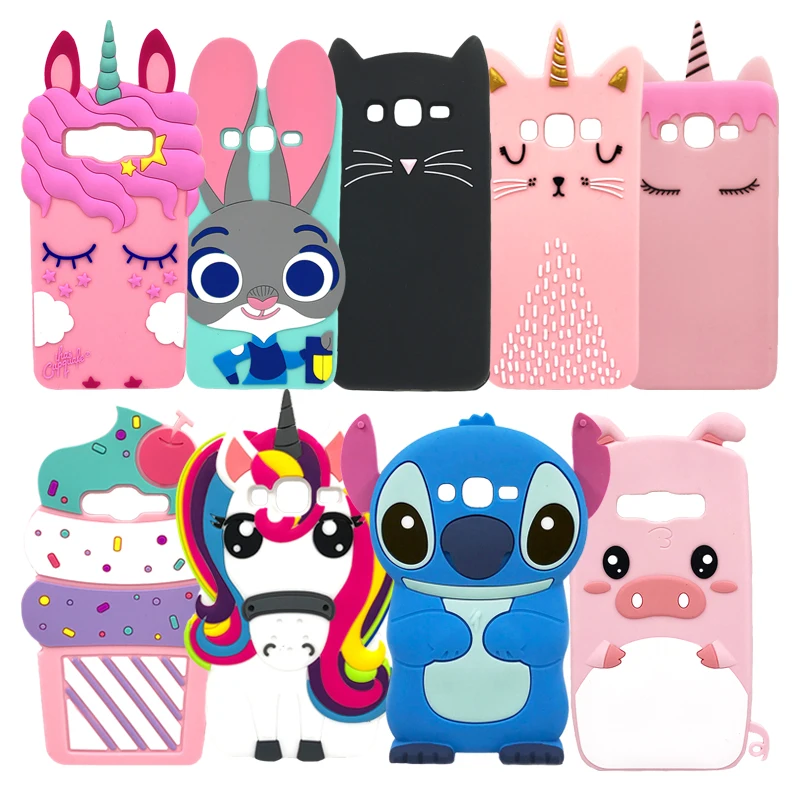 

Cute 3D Cartoon Silicone Case For Samsung Galaxy J7 2015 Case Cover For Samsung J7 2015 SM-J700F 5.5 inch J700 J7008 J700F J700H