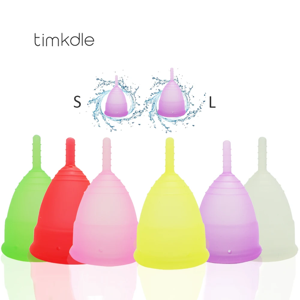 

10pcs/lot Woman Menstrual Cup Medical Silicone Small/large Soft Coletor Mestrual Cup Menstruation Copas Menstruales Por Mayor