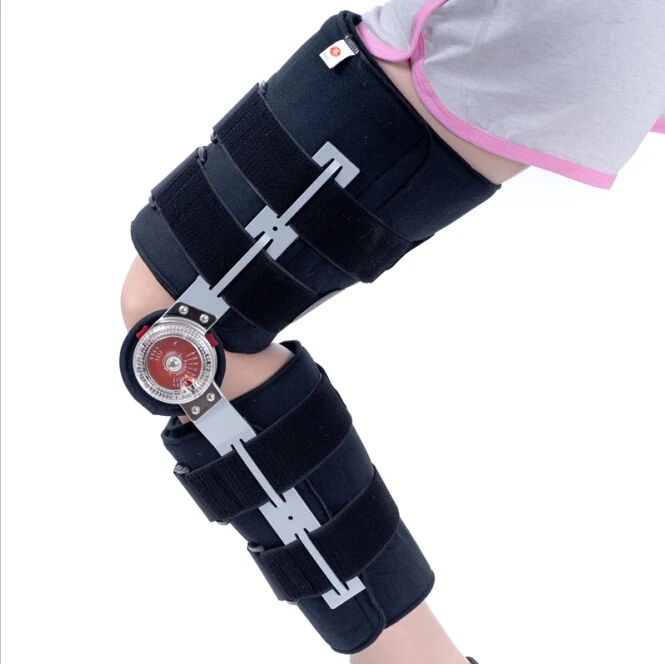 Free Shipping Length Adjustable Brace Angle Knee Support Brace Orthosis For Patellar Fracture Dislocation Knee Joint Support