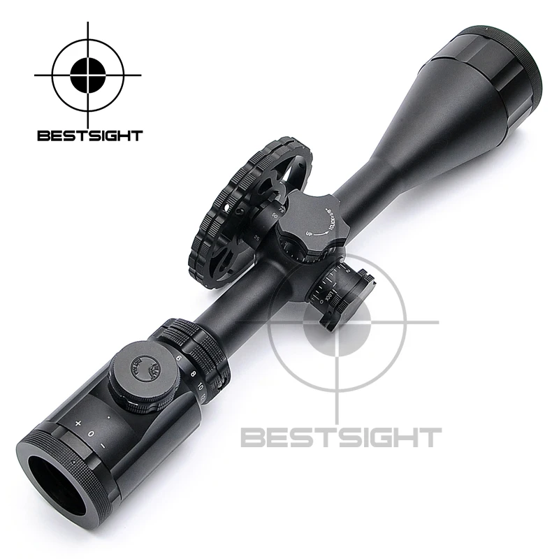 

BSA OPTICS STS 6-24X44 Optics Riflescope Red Green Blue Illuminated Mil-Dot Reticle Rifle Scope Side Wheel Focus Sight Scope