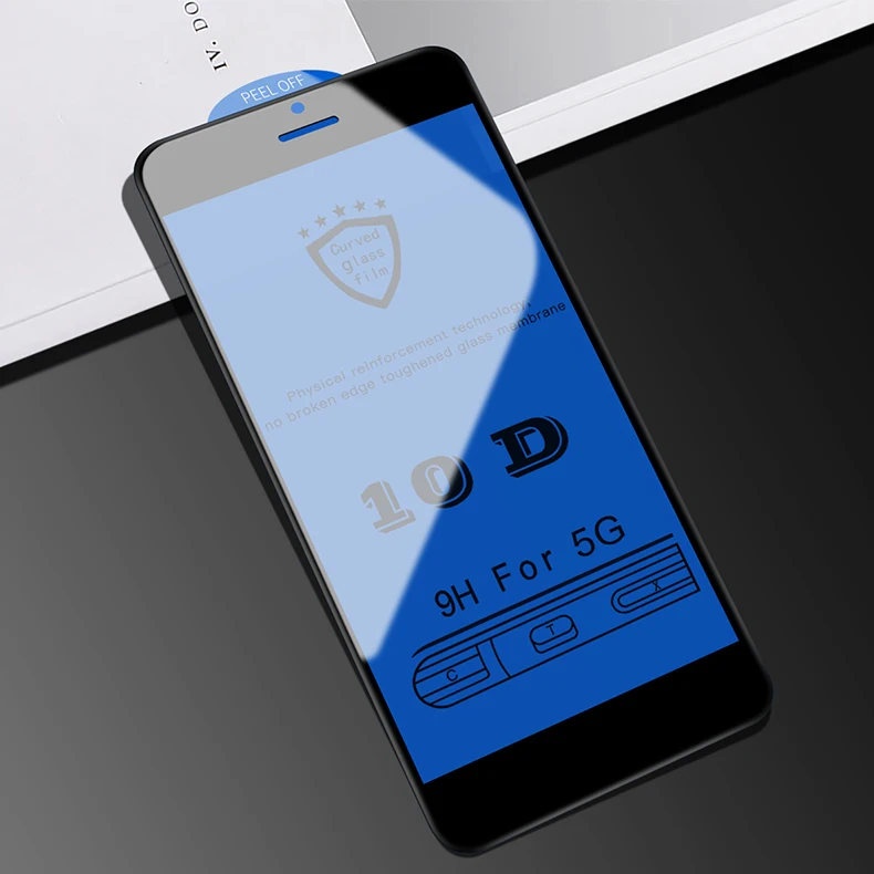 ESVNE 10D полное покрытие, Защитное стекло для iPhone 5S 5 SE, защитное закаленное стекло для Iphone 5 5S Se, пленка