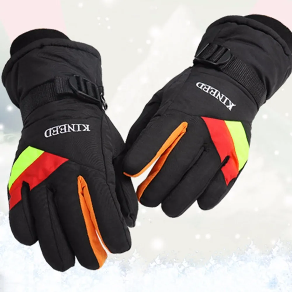 Унисекс лыжные перчатки для сноуборда мужские водонепроницаемые зимние теплые спортивные Мотоциклетные Перчатки