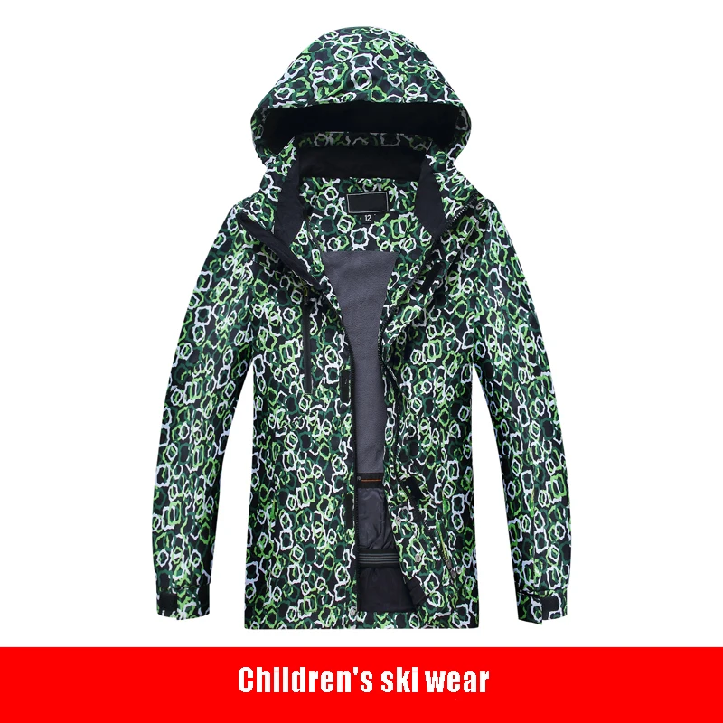 

2017, Children's Skiing Jacket, boy Outdoor Cold Proof Warm Clothing,Windproof Waterproof Coat Ski Wear Free Shipping