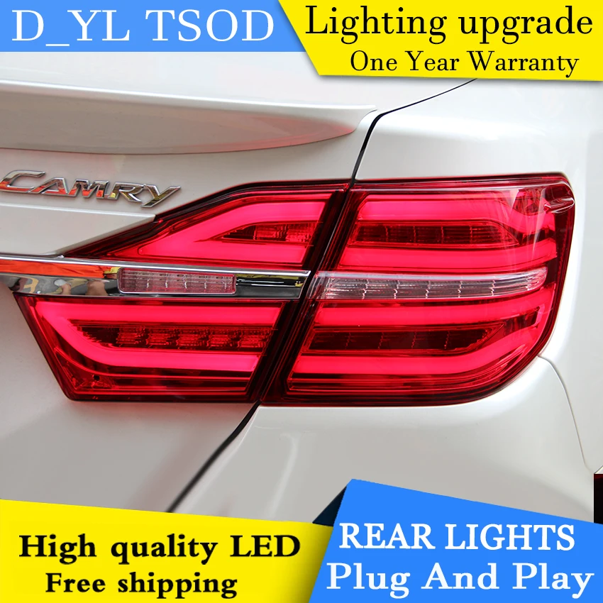 Car Styling for Tail Lights 2015 2017 Toyota Camry LED Rear Light Fog
