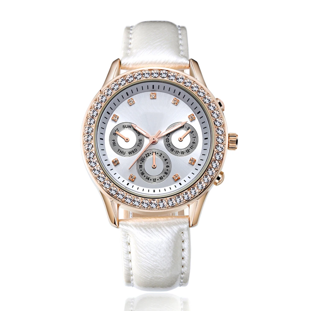 

Fashon women brand watches leather strap casual wristwatches NO.2