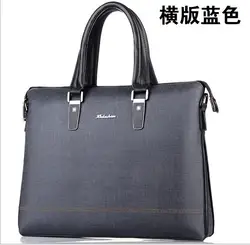 2 вида цветов Мужской портфель бренда HK dashan модная мужская сумка ПВХ материал высокого качества мужские деловые портфели большие сумки