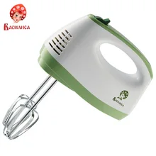 Миксер ВАСИЛИСА МК6-240 белый с зеленым: мощность 150 Вт, 5 скоростных режимов