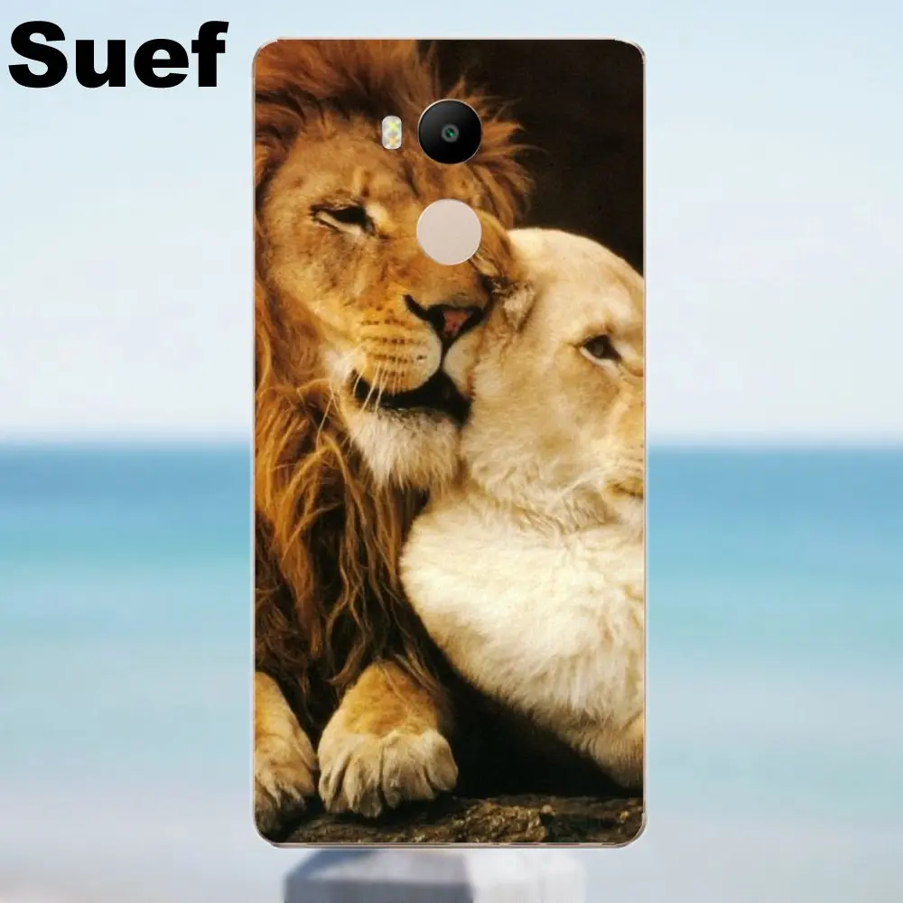 Suef Мягкая Мода Король Лев Симба и Нала любовник для Xiaomi Redmi 4 3 3S Pro Mi3 Mi4 Mi4i Mi4C Mi5 Mi5S Mi