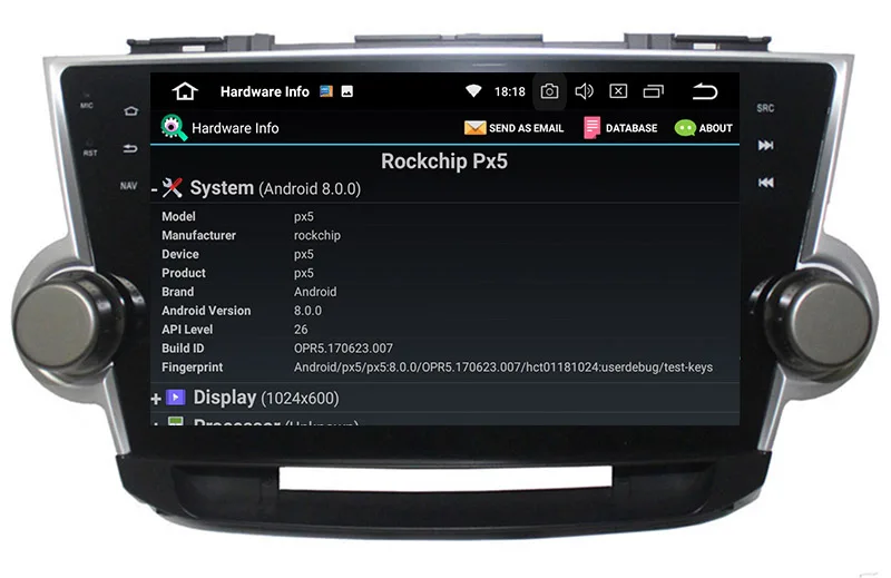 toyota highlander 2008-2014 android radio stereo 2