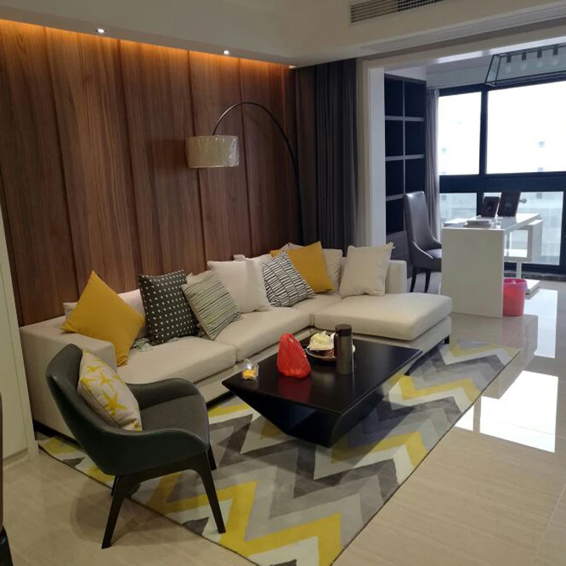 

Continental corrugated prismatic shop for handmade acrylic carpet bedroom carpet living room coffee table sofa custom rugs