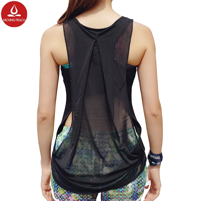 Women Gym Yoga Sports Sleeveless Shirts Tank Tops Fitness Running