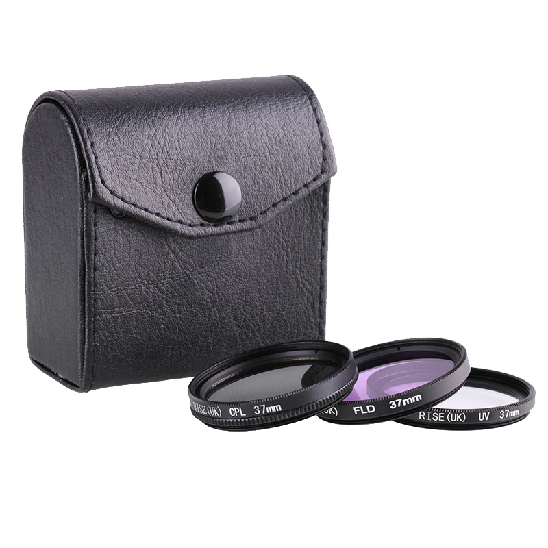 RISE(UK)37mm UV CPL FLD Lens Filter Kit for Nikon D5600 D5500 D5300
