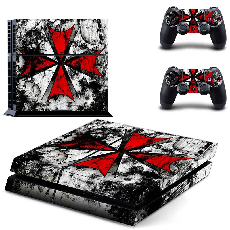 

Resident evil Biohazard PS4 Skin Sticker Decal for Sony PlayStation 4 Console and 2 Controller Skin PS4 Sticker Vinyl Accessory