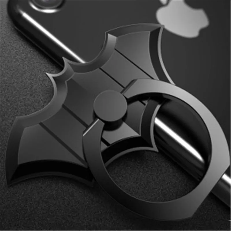 

SIANCS Bat Finger Ring Holder 360 Degree Rotate Smartphone Stand Universal for IPhone iphoneXS XR XS Max Xiaomi Tablet